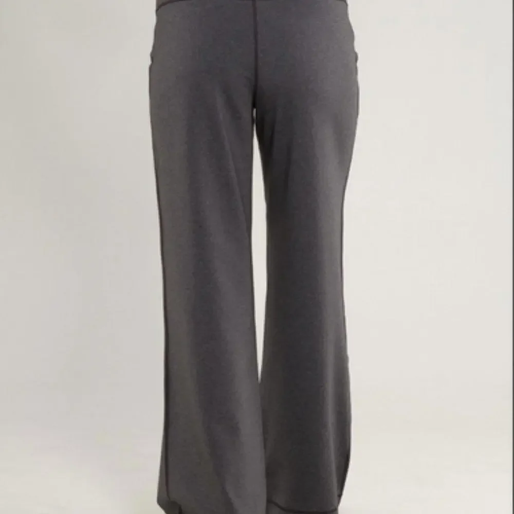 Lululemon -  Y2K Still Pant Gym Leggings - Heathered Deep Coal - Grey -  Size 4 - Picture 3 of 12